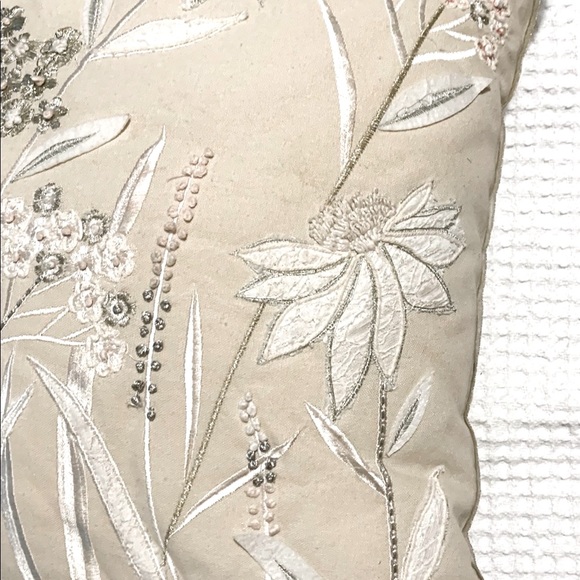Atira Designs Beige/Gold/Silver/Pink Pillow - Picture 2 of 11